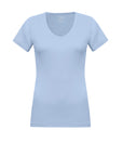 Ribbed T-shirt V-neck Efia