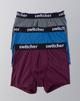 Trio pack of boxer shorts 100% recycled: Chris 165