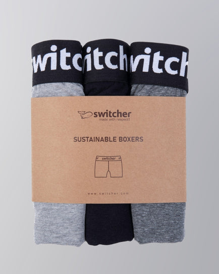 Trio pack of boxer shorts 100% recycled: Mathys 166