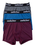 Trio pack of Switcher boxer shorts 100% recycled: Chris 165