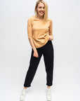 Yasmin ladies basic T-shirt 3/4 sleeve