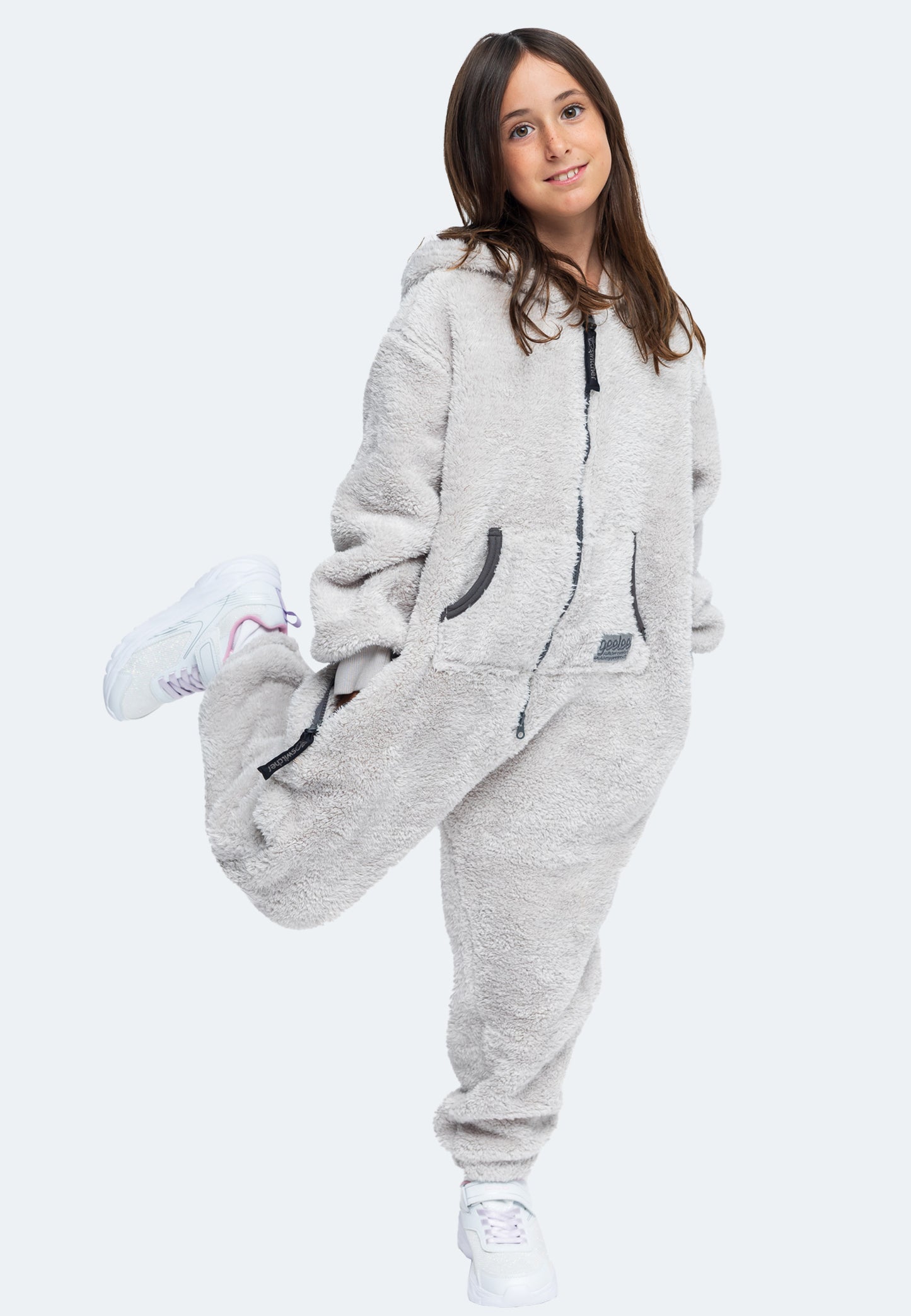 Switcher jumpsuit geelee bear kids jumpsuit color/42 gris chine