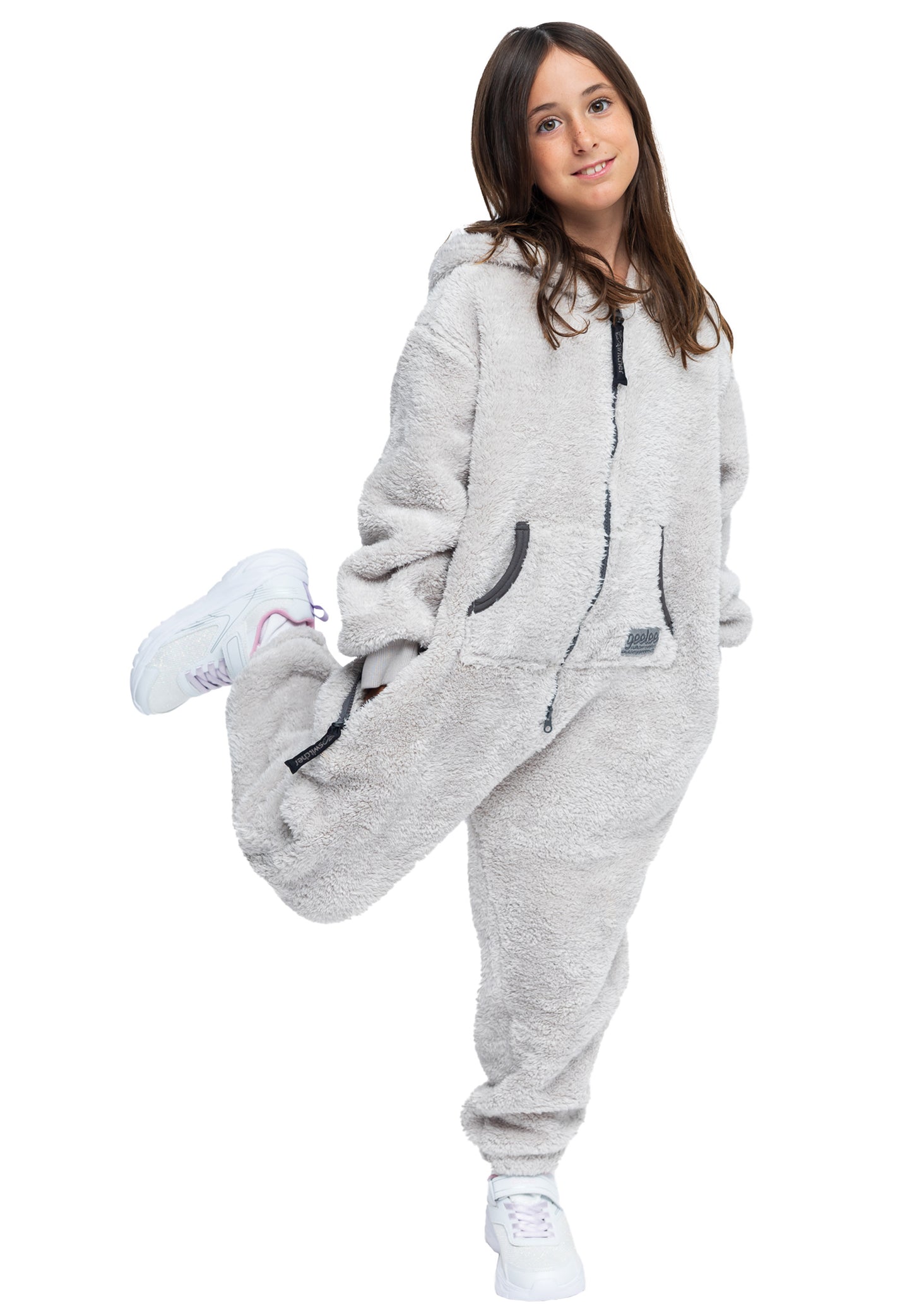 Switcher jumpsuit geelee bear kids jumpsuit color/42 gris chine