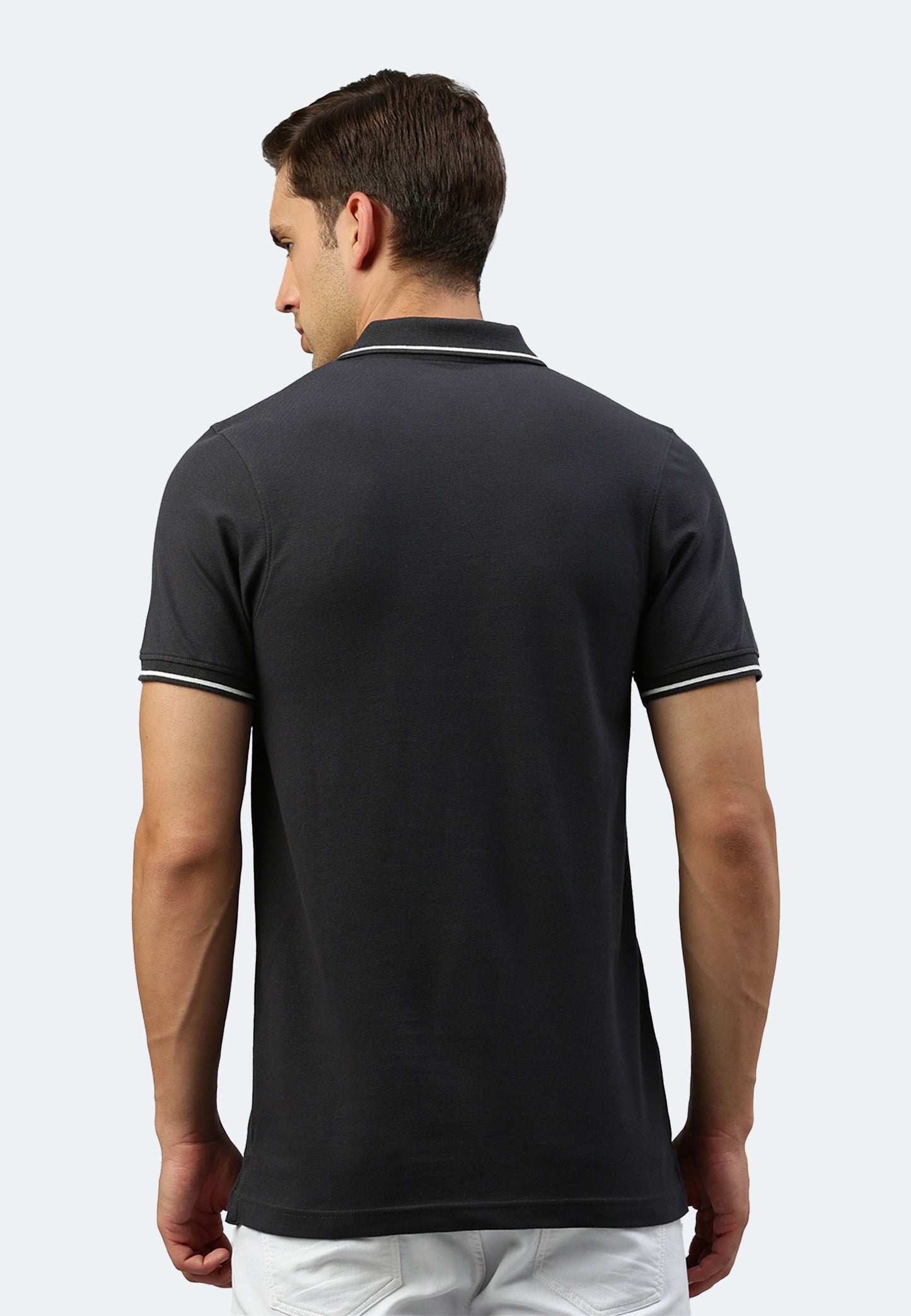 Switcher men's polo ben color/410 arsenic