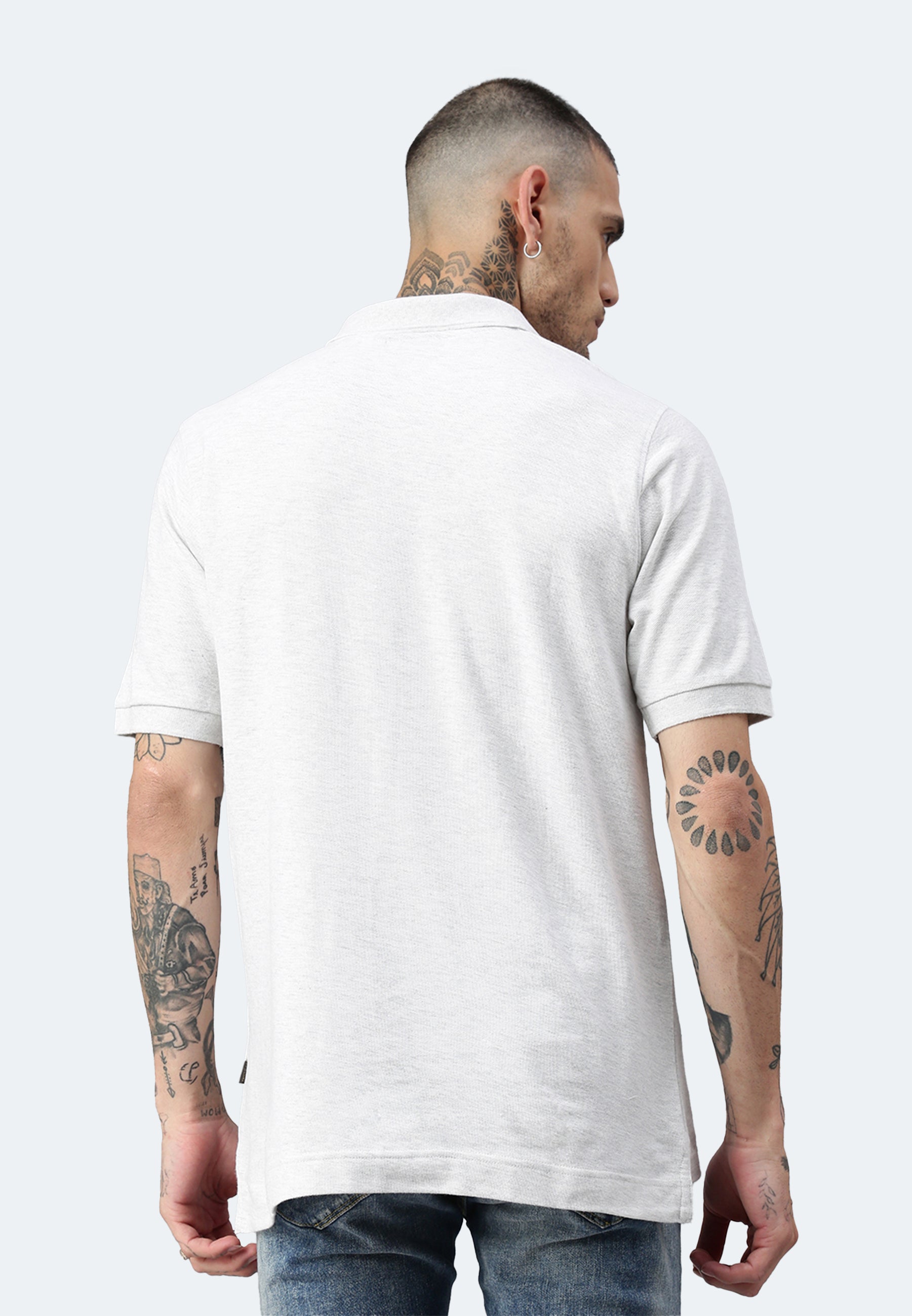 Switcher men's polo john color/blanc chine