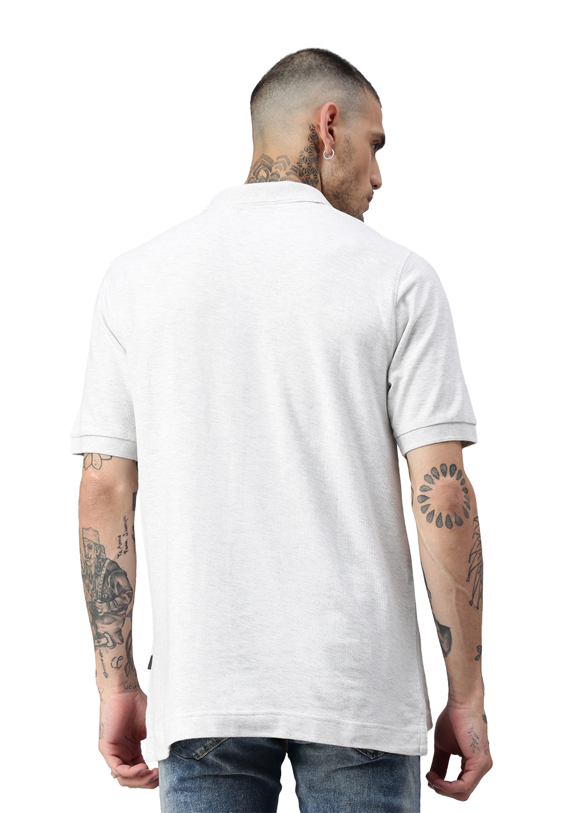 Switcher men's polo john color/blanc chine