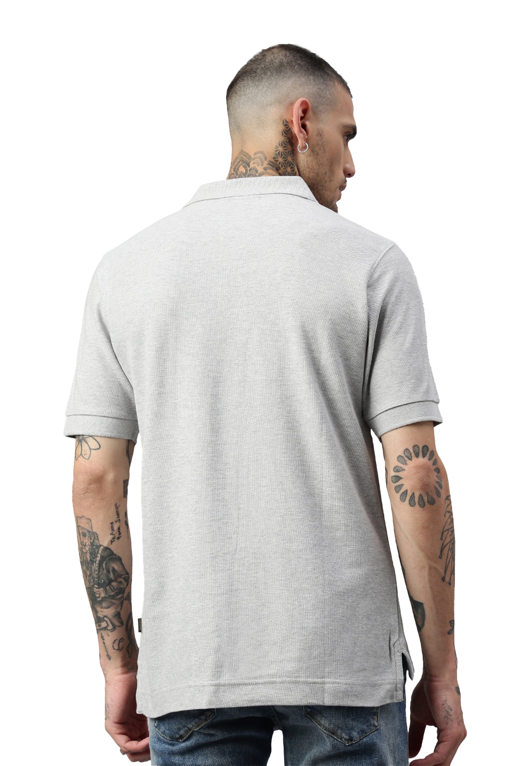 Switcher men's polo john color/gris chine