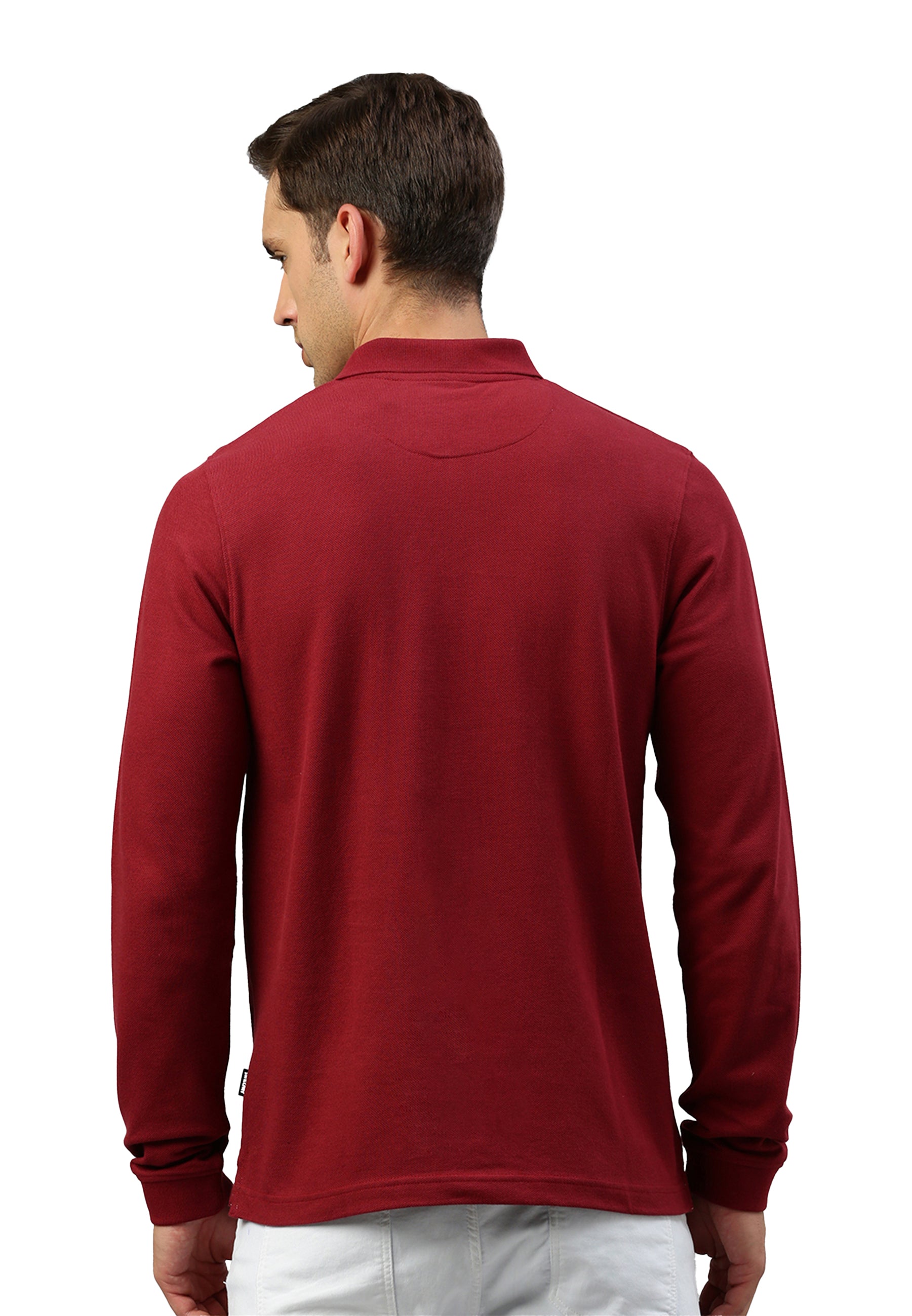 Long sleeve cotton piqué polo shirt Ralph