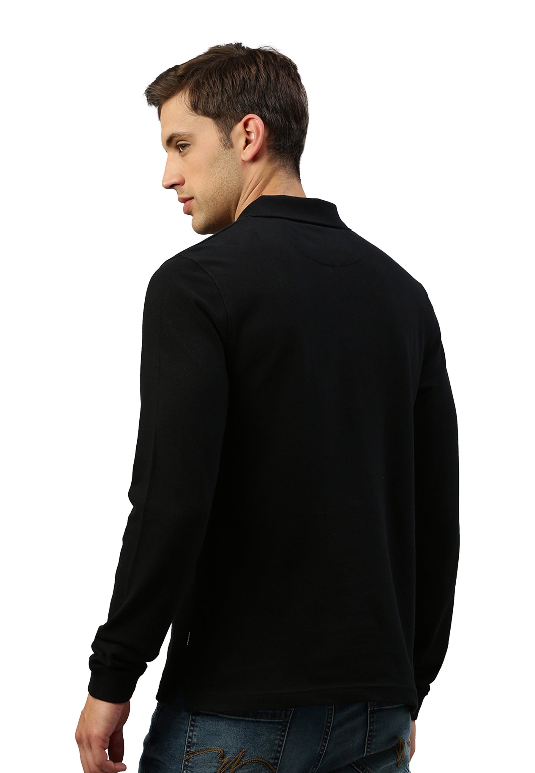 Long sleeve cotton piqué polo shirt Ralph