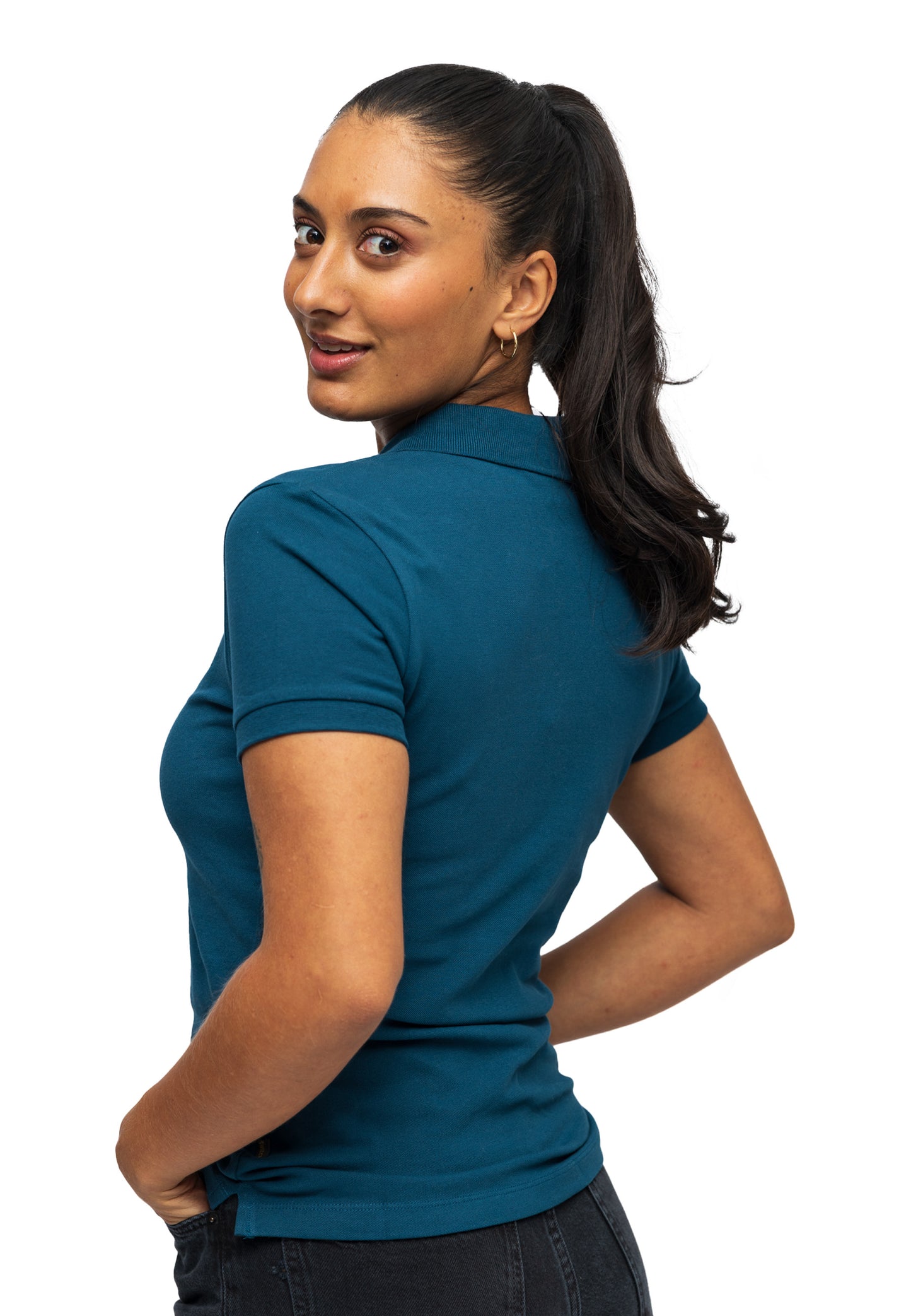 Switcher Lady polo stacy color/245 petrol