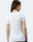 Round neck ribbed T-shirt Sally