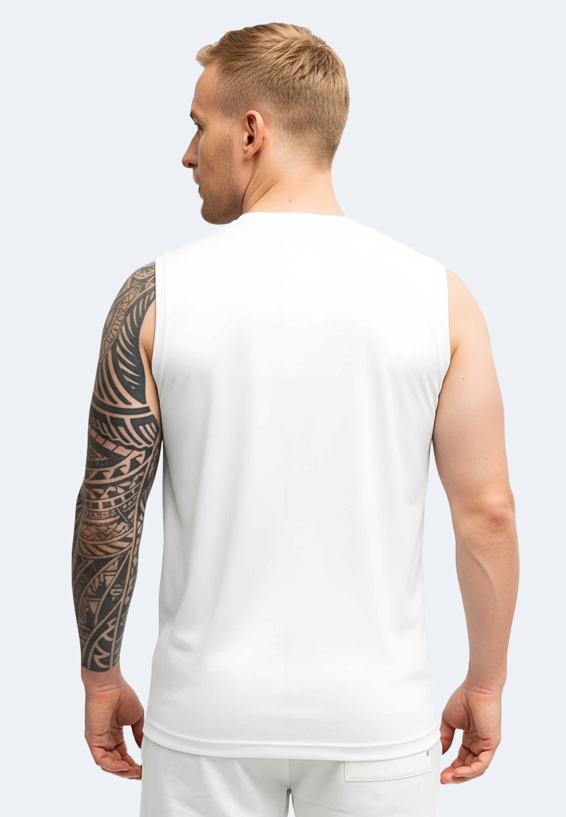 Switcher men's tank top arnie color/1 blanc