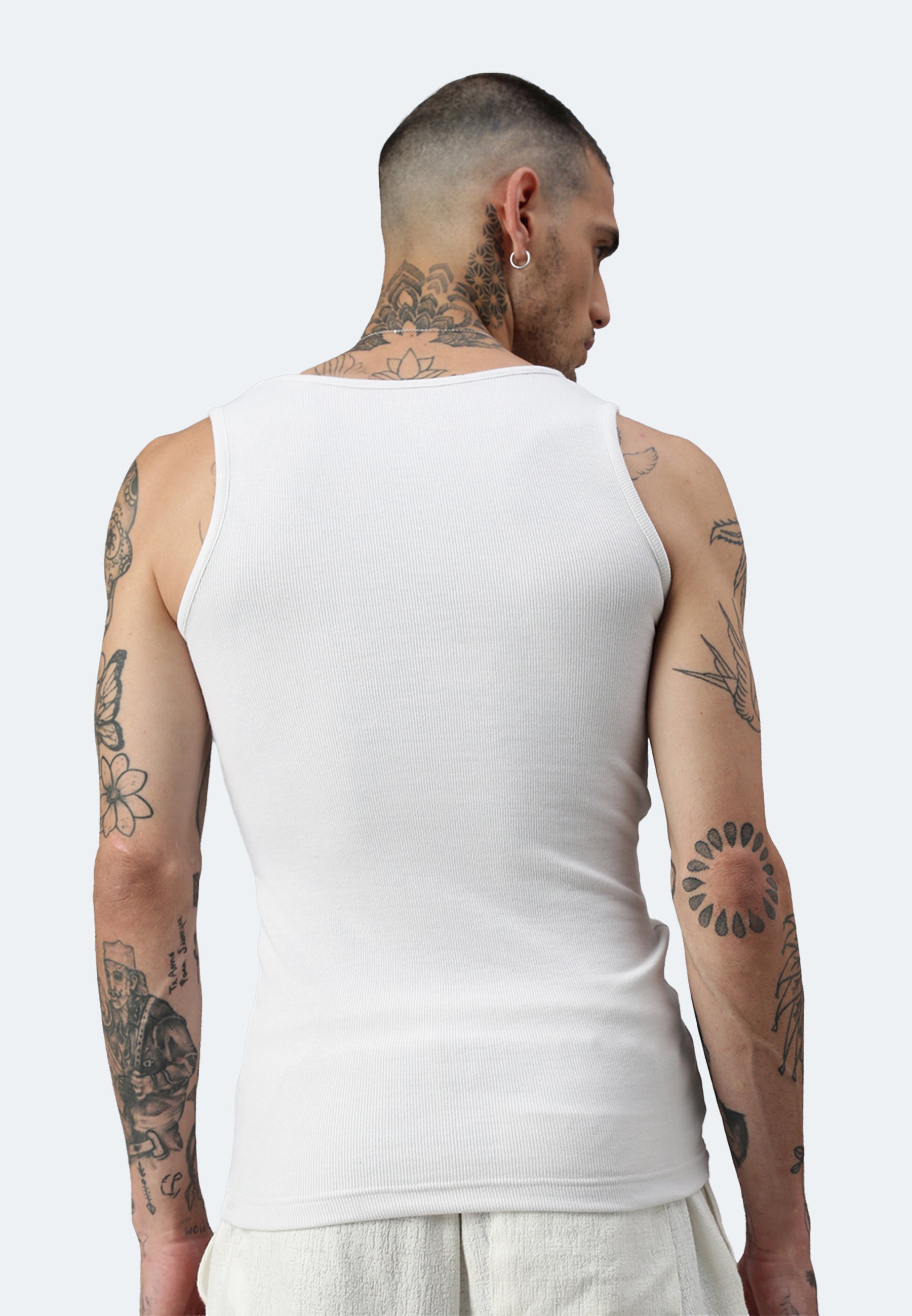 Men's ribbed tank top made from organic cotton Silvester