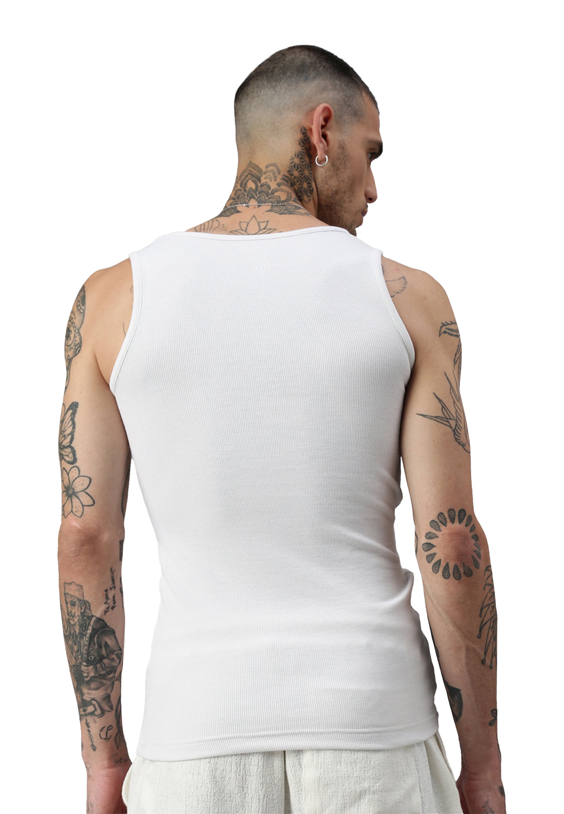 Men's ribbed tank top made from organic cotton Silvester