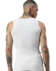 Men's ribbed tank top made from organic cotton Silvester