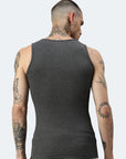 Men's ribbed tank top made from organic cotton Silvester