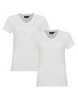 2-pack stretch T-shirt V-neck Giorgia