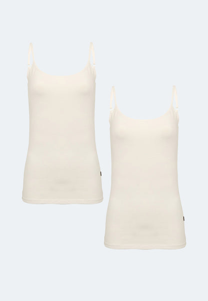 2-pack stretch spaghetti top Muriel