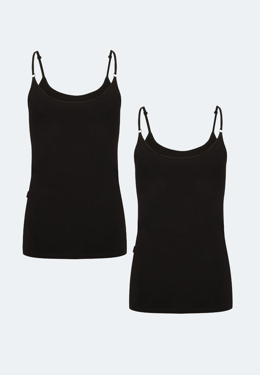 2-pack stretch spaghetti top Muriel