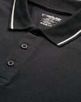Contrast polo with elastane Ben