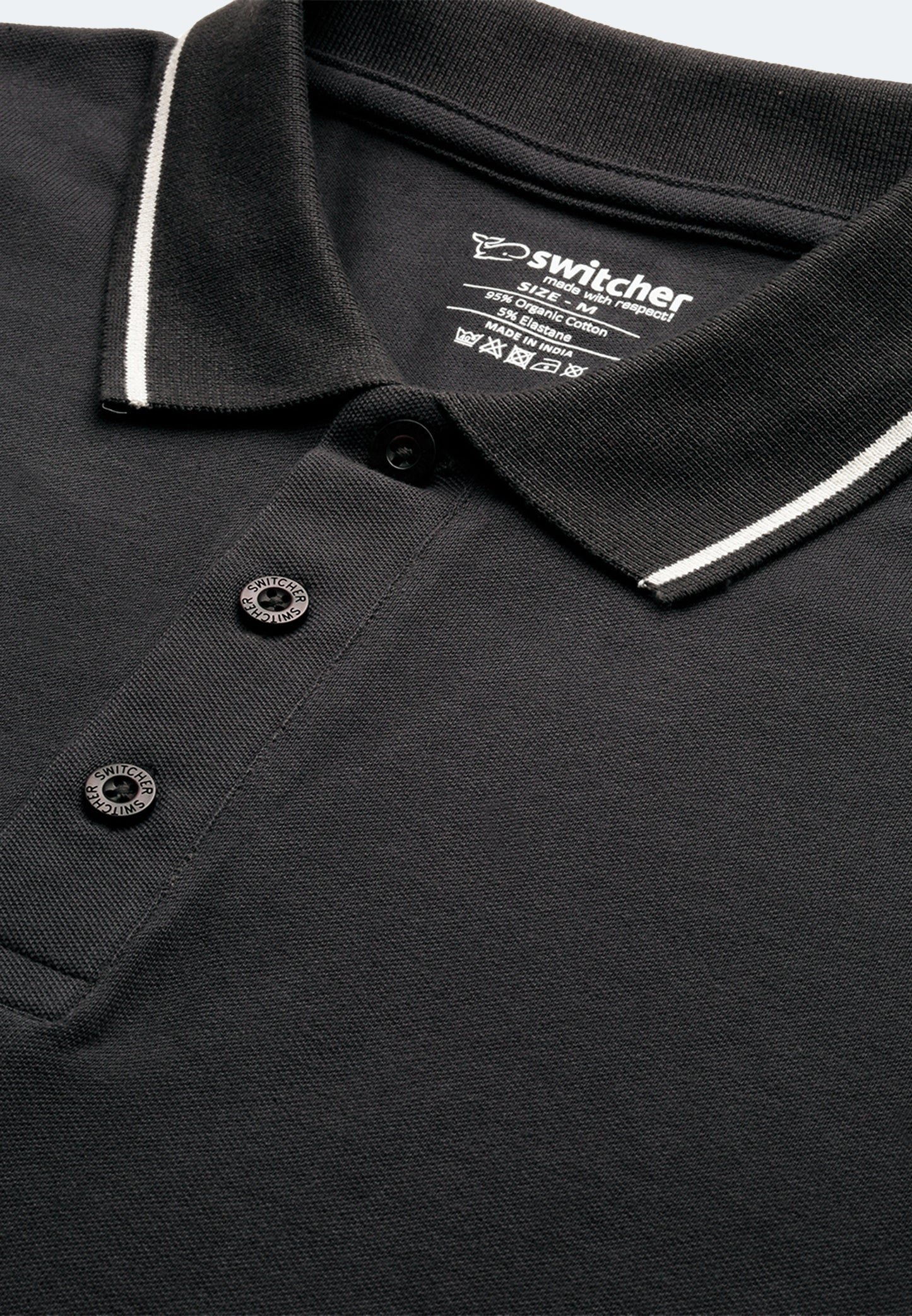 Switcher men's polo ben color/410 arsenic