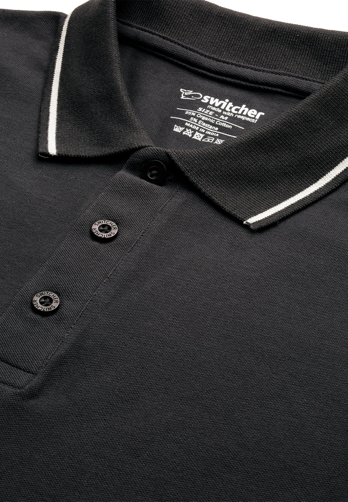 Switcher men's polo ben color/410 arsenic