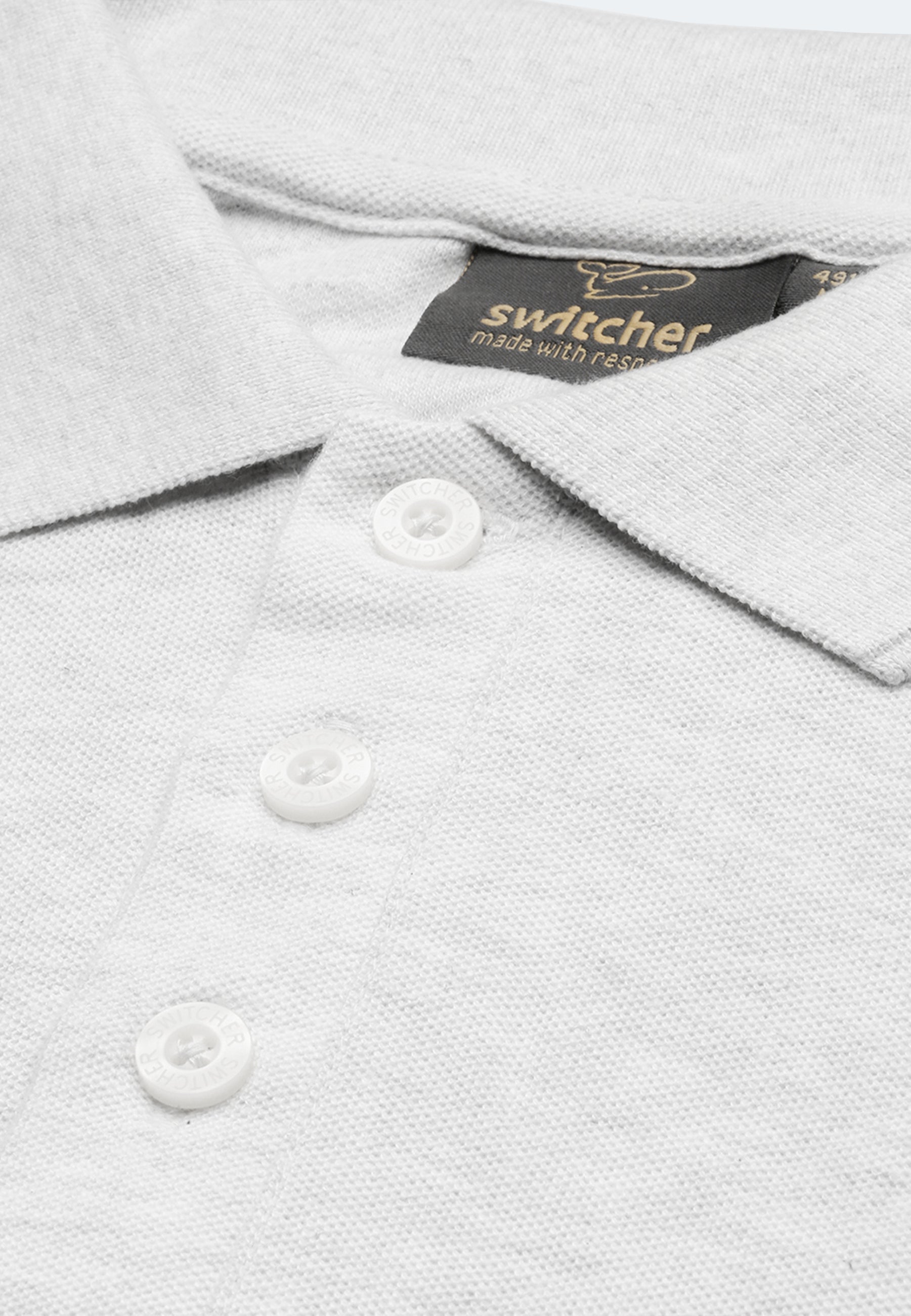 Switcher men's polo john color/blanc chine