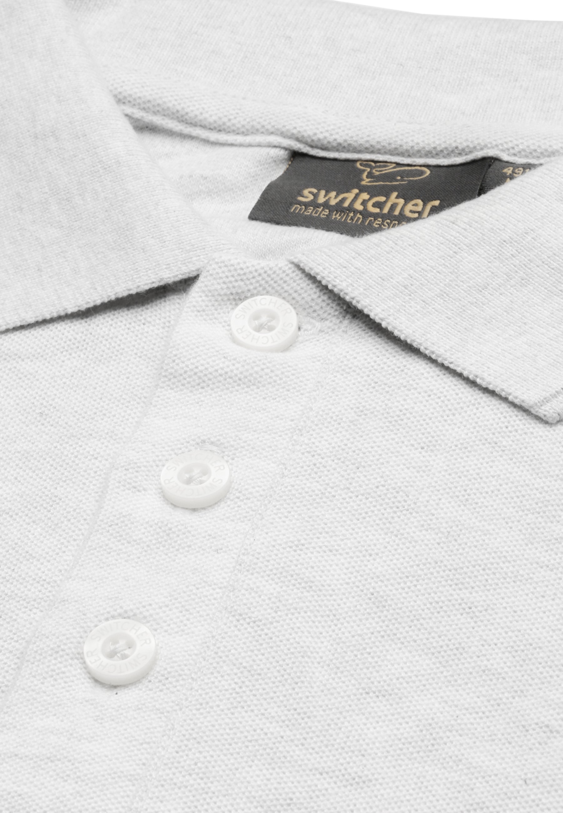 Switcher men's polo john color/blanc chine