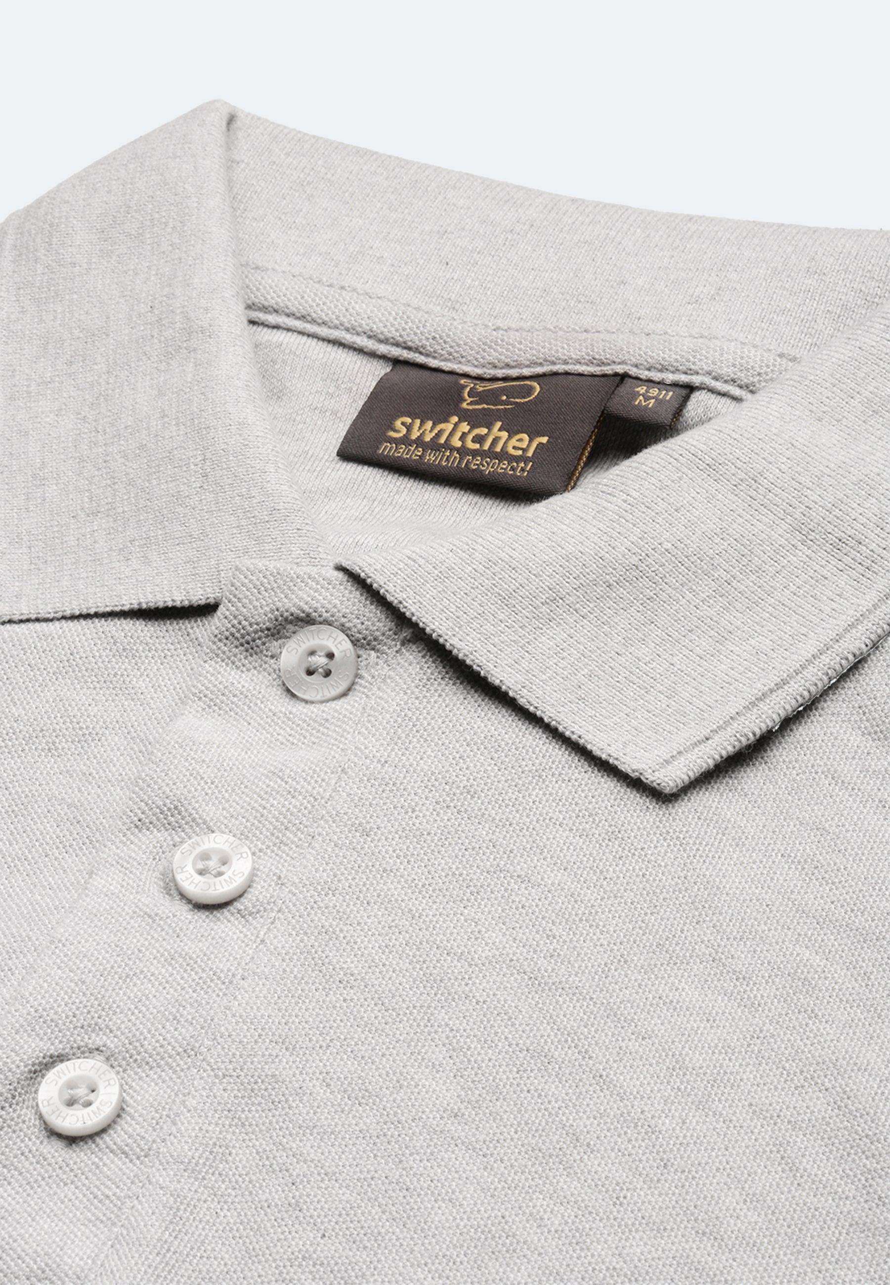 Switcher men's polo john color/gris chine