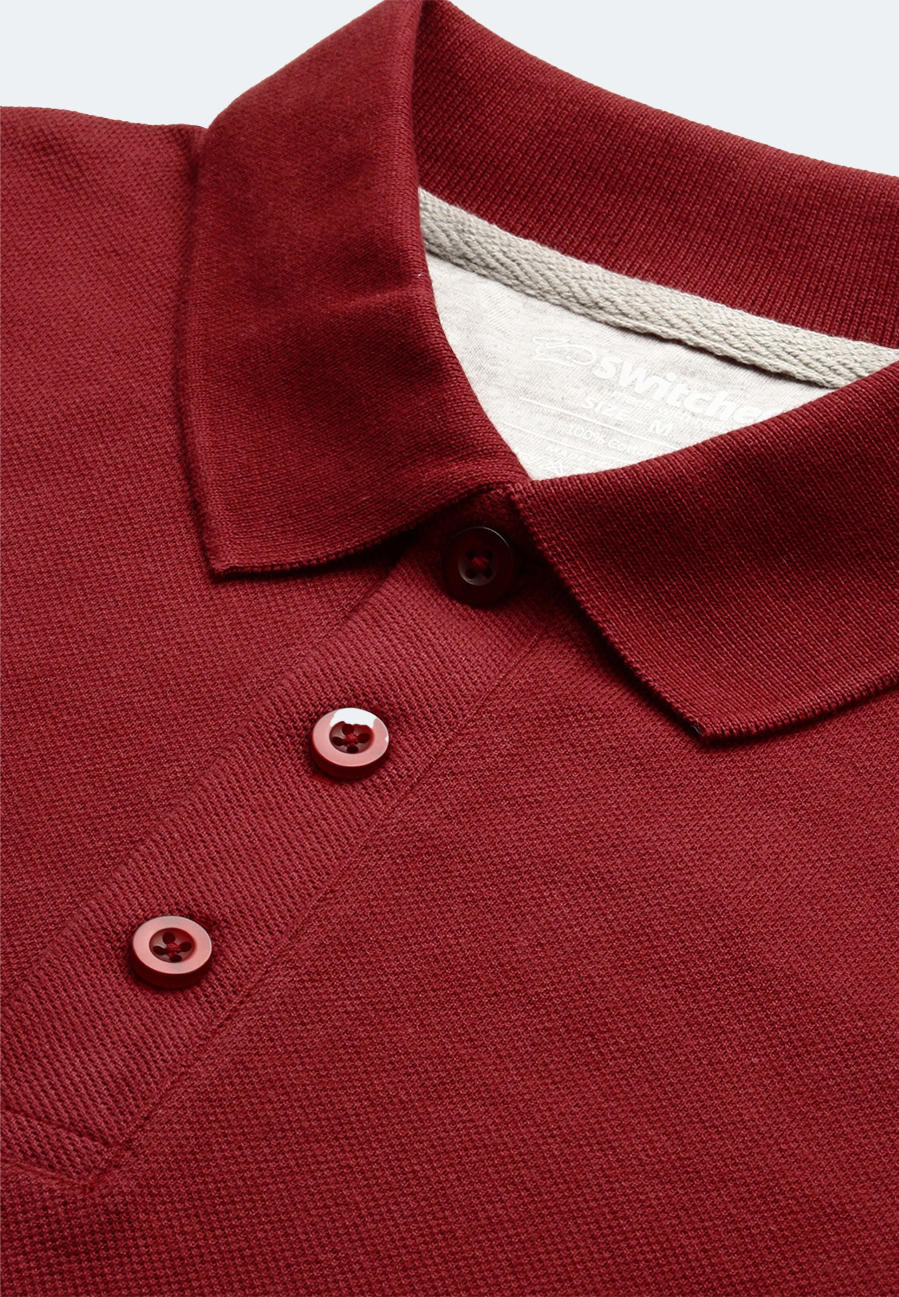 Long sleeve cotton piqué polo shirt Ralph