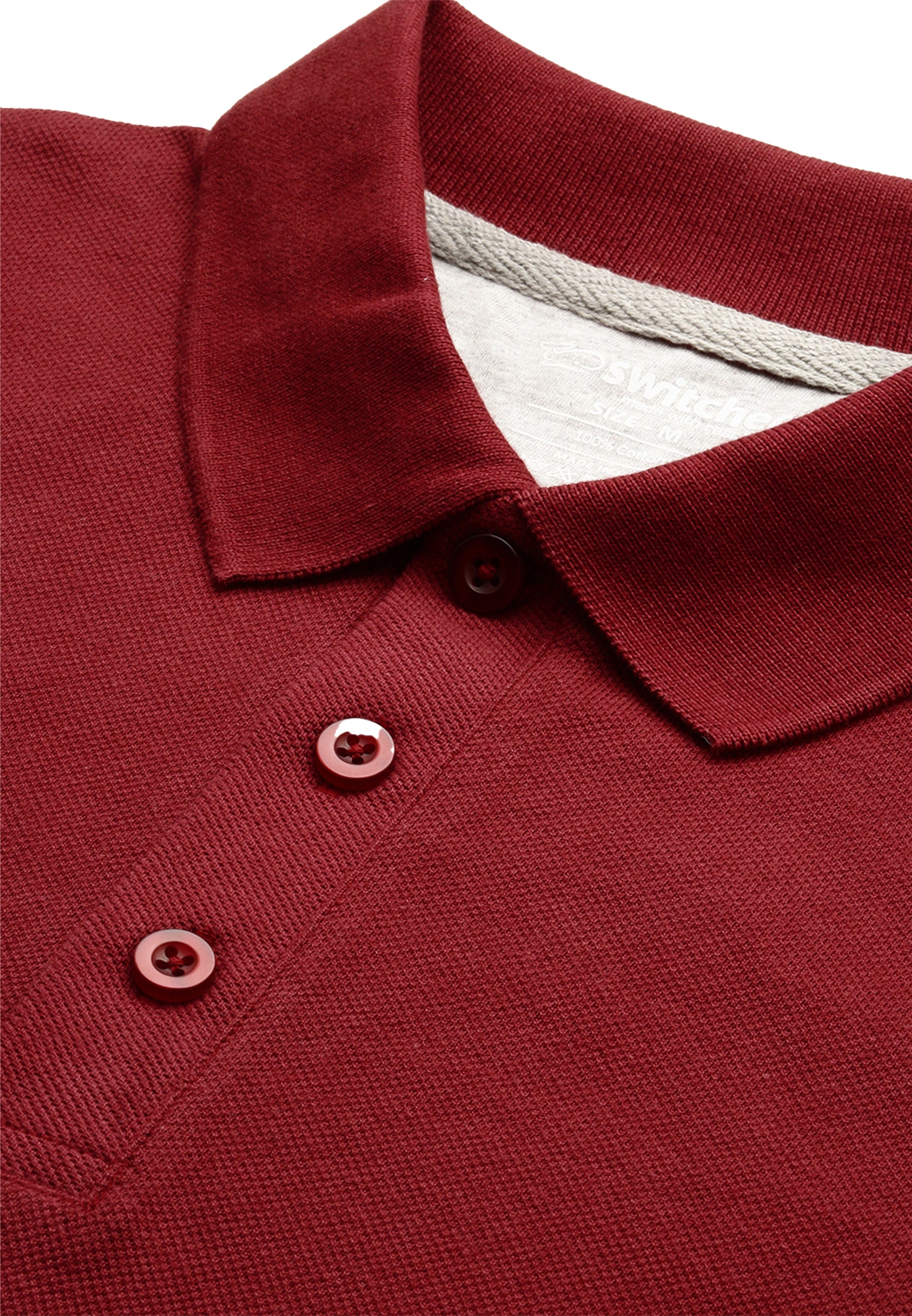 Long sleeve cotton piqué polo shirt Ralph