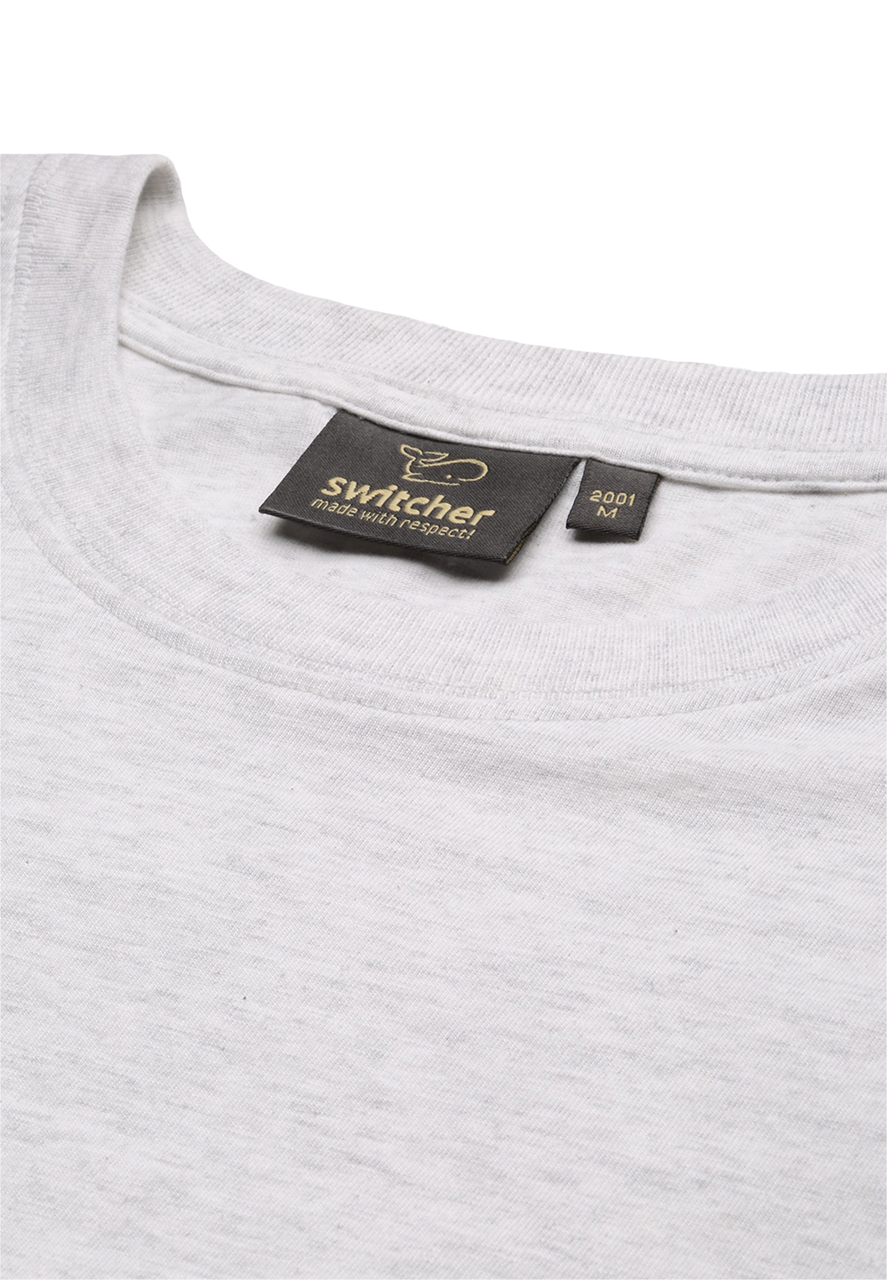 Switcher men's shirt Bob color/blanc chine