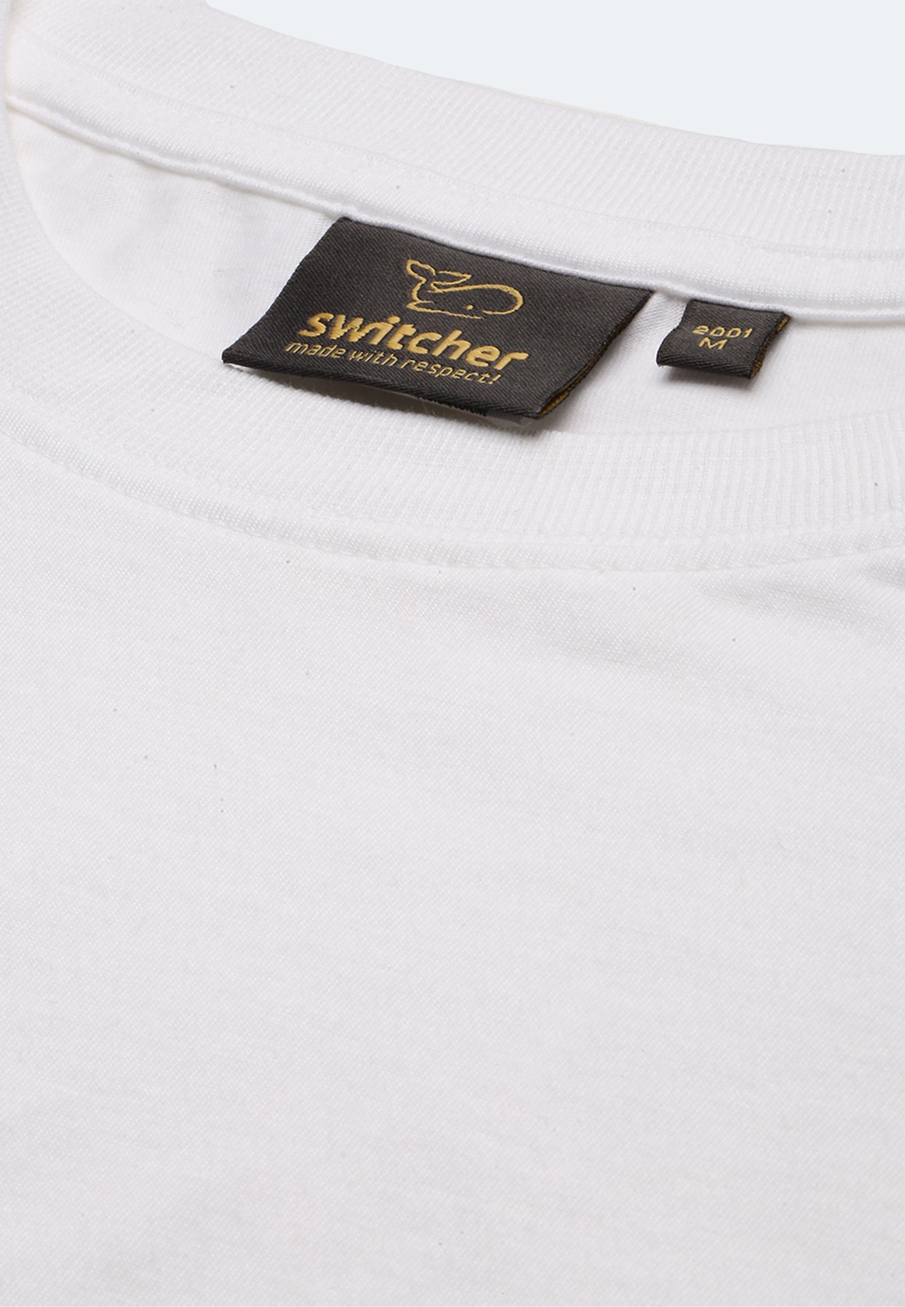 Switcher men's shirt Bob color/blanc