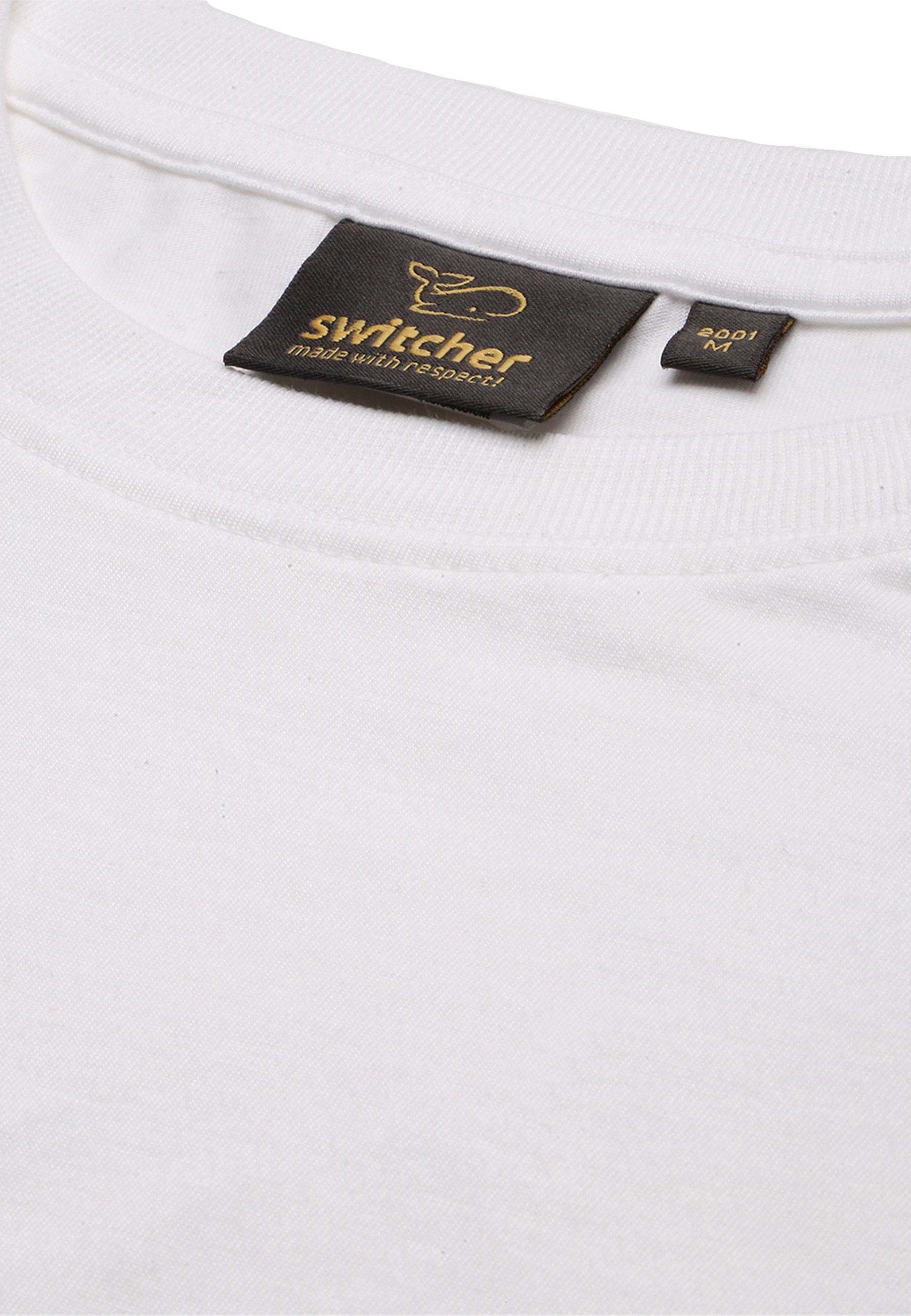 Switcher men's shirt Bob color/blanc