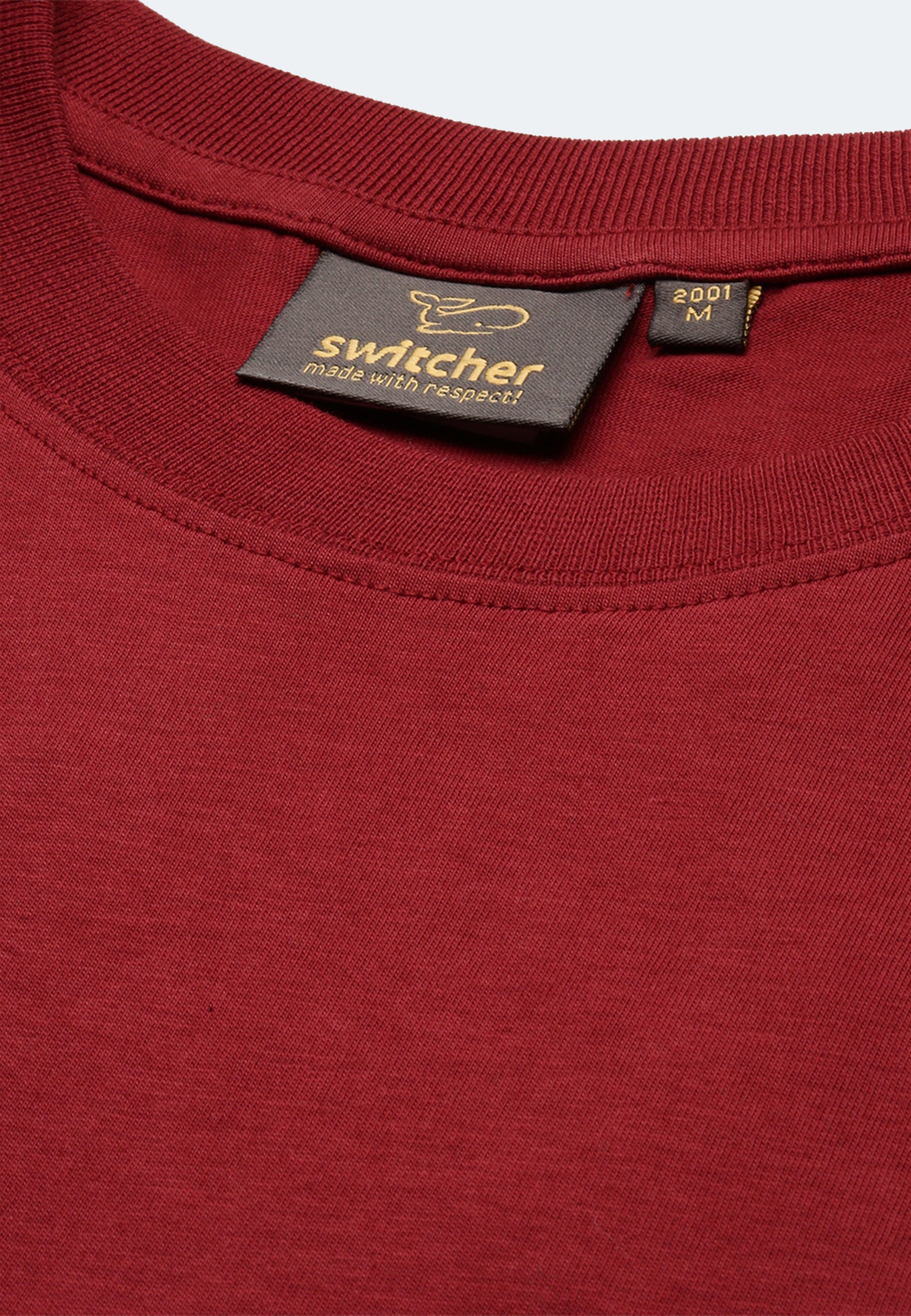 Switcher men's shirt Bob color/burgundy