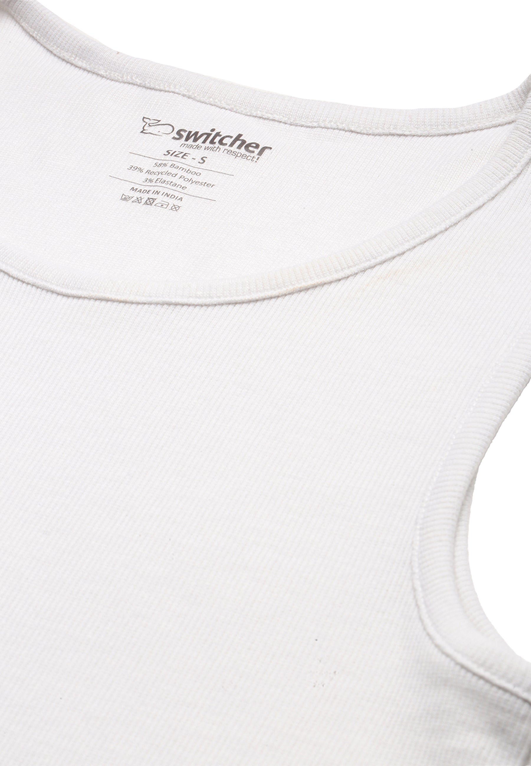 Men's ribbed tank top made from organic cotton Silvester