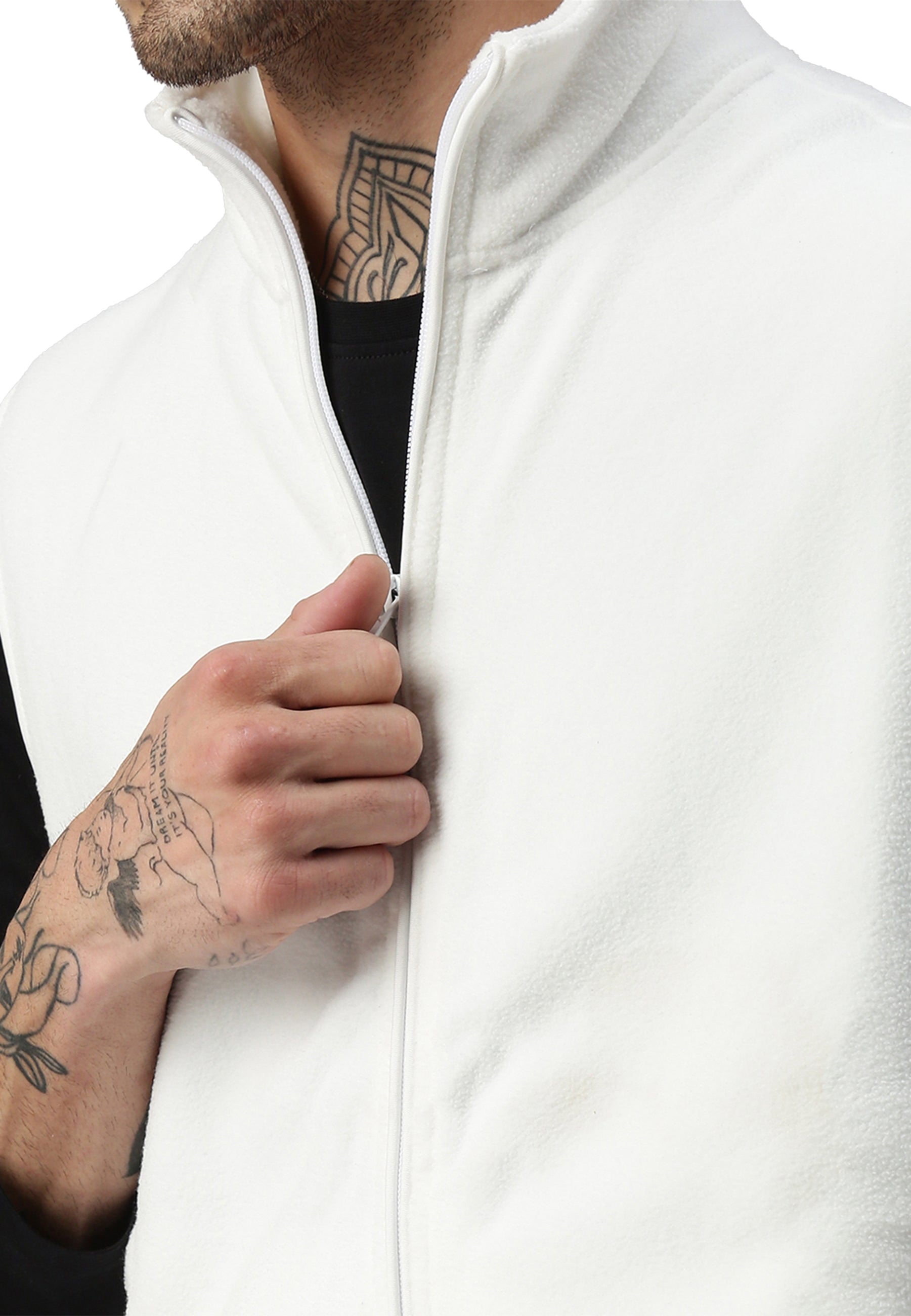 Switcher fleece cortina color/blanc casse