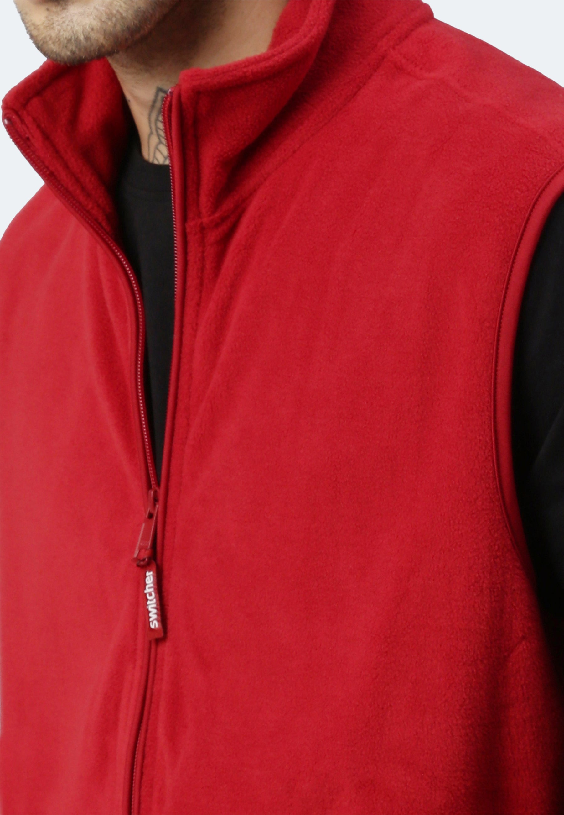 Switcher fleece cortina color/rouge