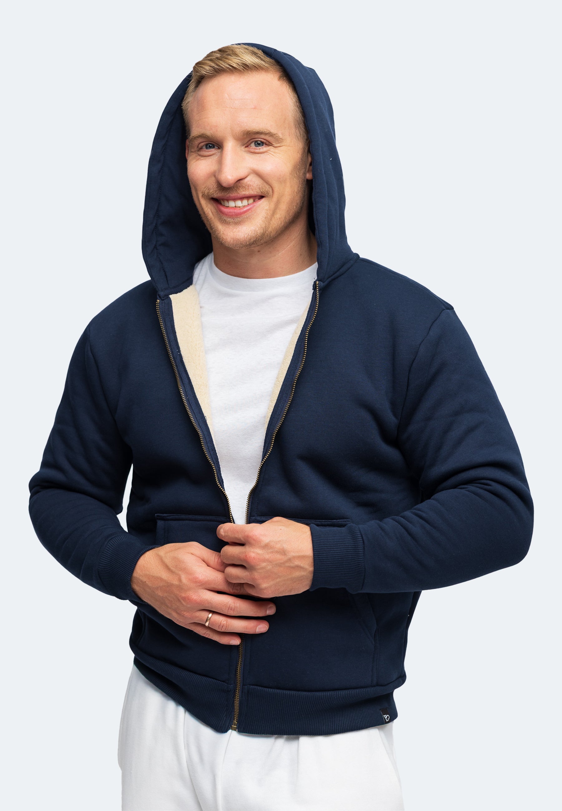 Switcher Sherpa Hoodie verbier color/20 navy