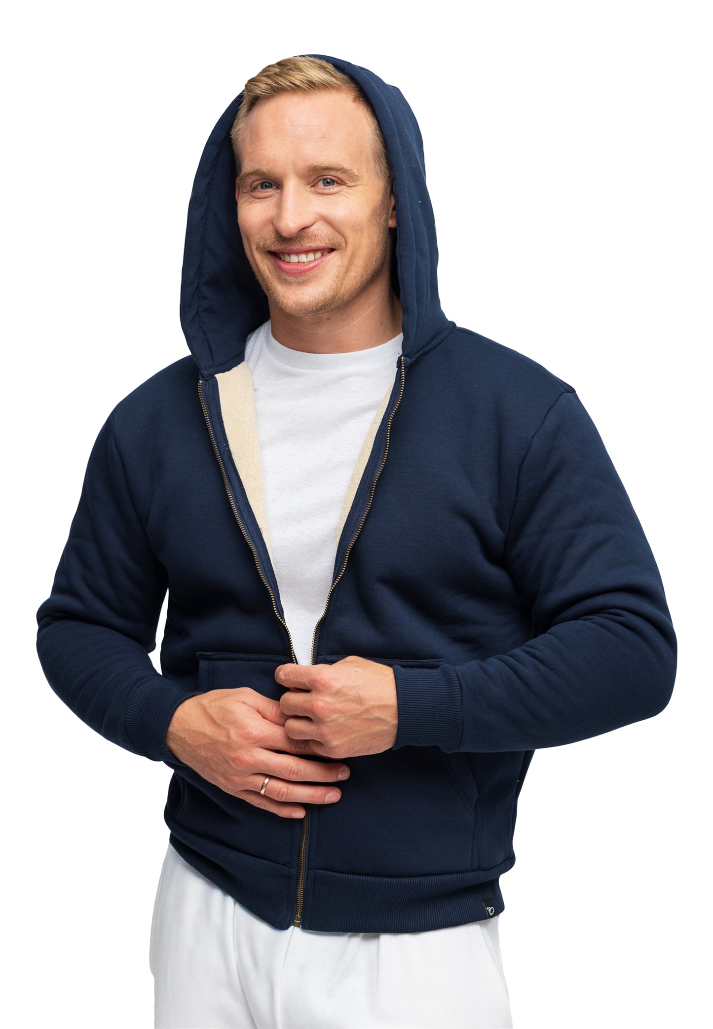 Switcher Sherpa Hoodie verbier color/20 navy