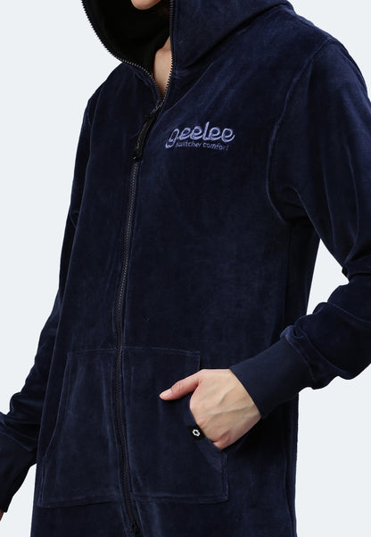 Switcher jumpsuit geeleevelvet color/20 navy