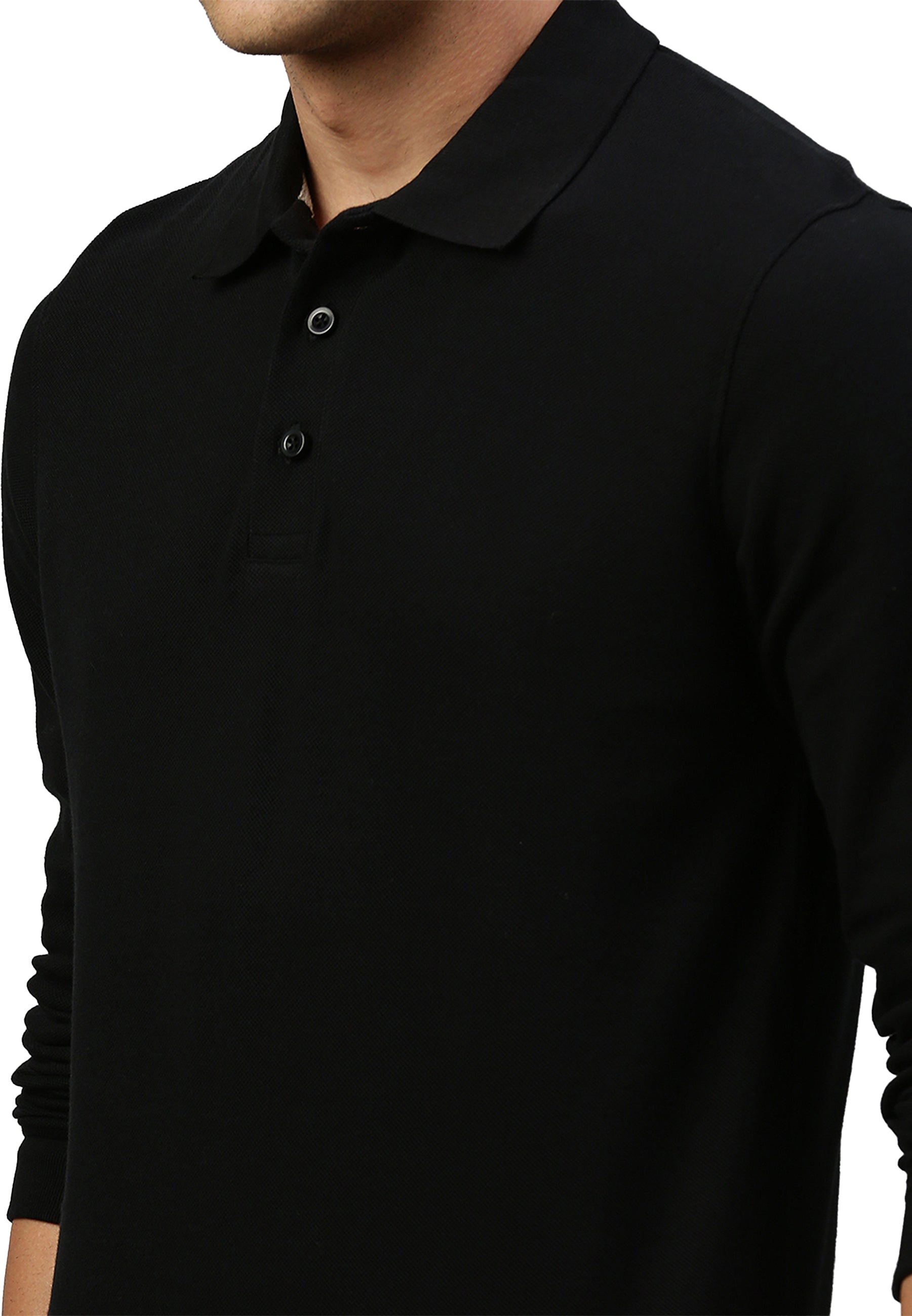 Long sleeve cotton piqué polo shirt Ralph