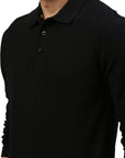 Long sleeve cotton piqué polo shirt Ralph