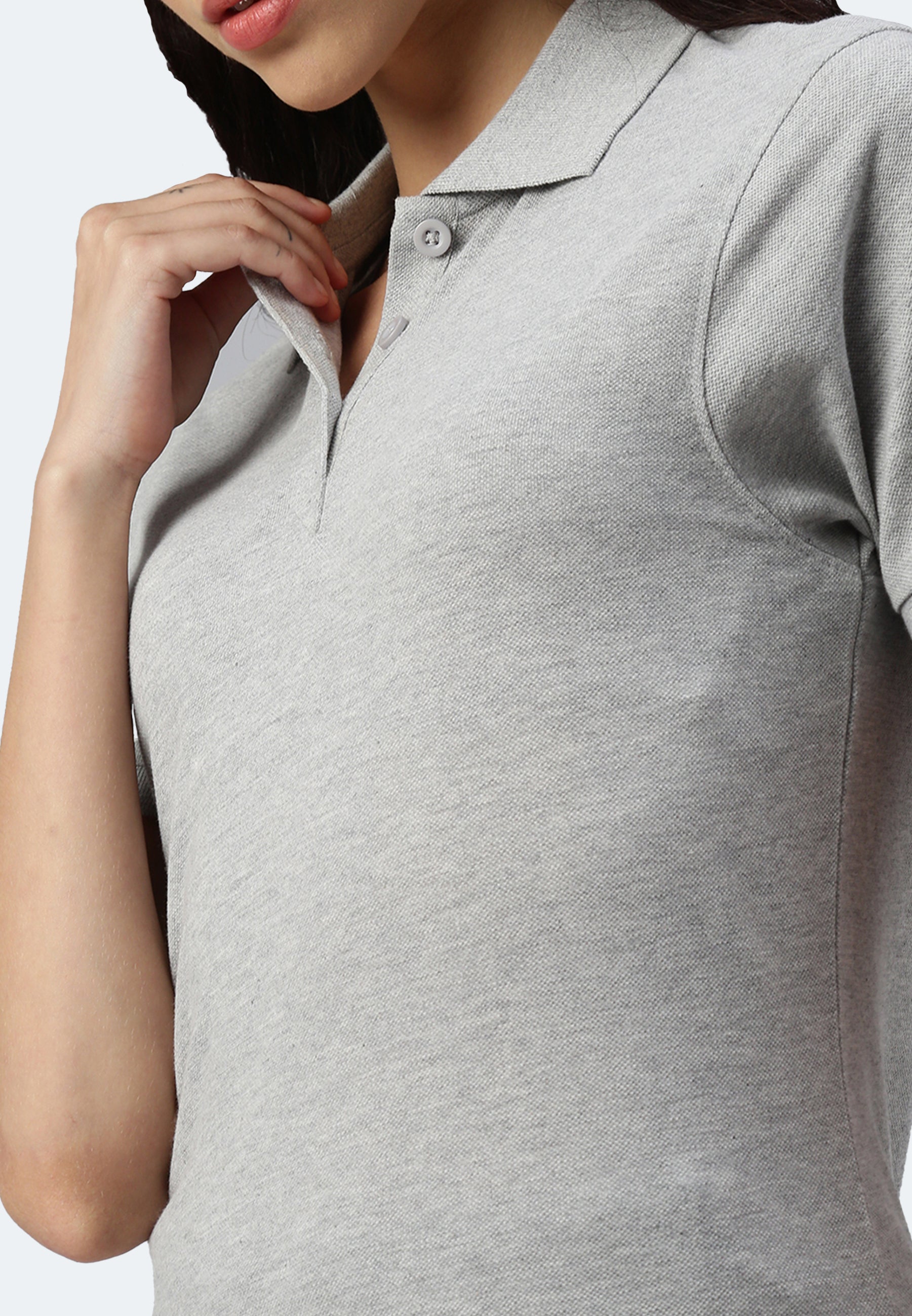 Switcher polo Lady whale color/gris chine