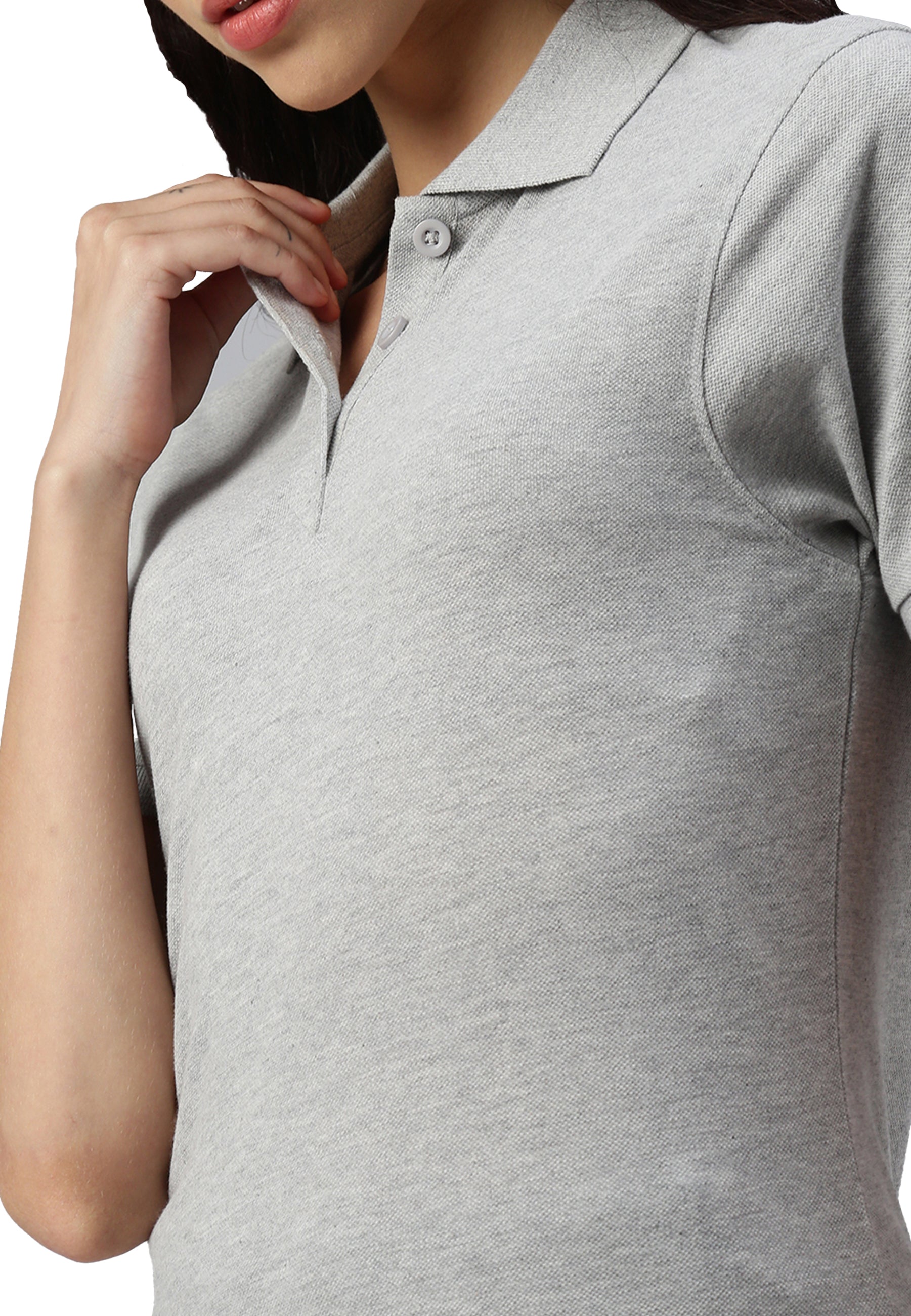 Switcher polo Lady whale color/gris chine