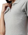 Switcher polo Lady whale color/gris chine