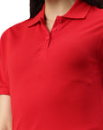 Switcher polo Lady whale color/rouge
