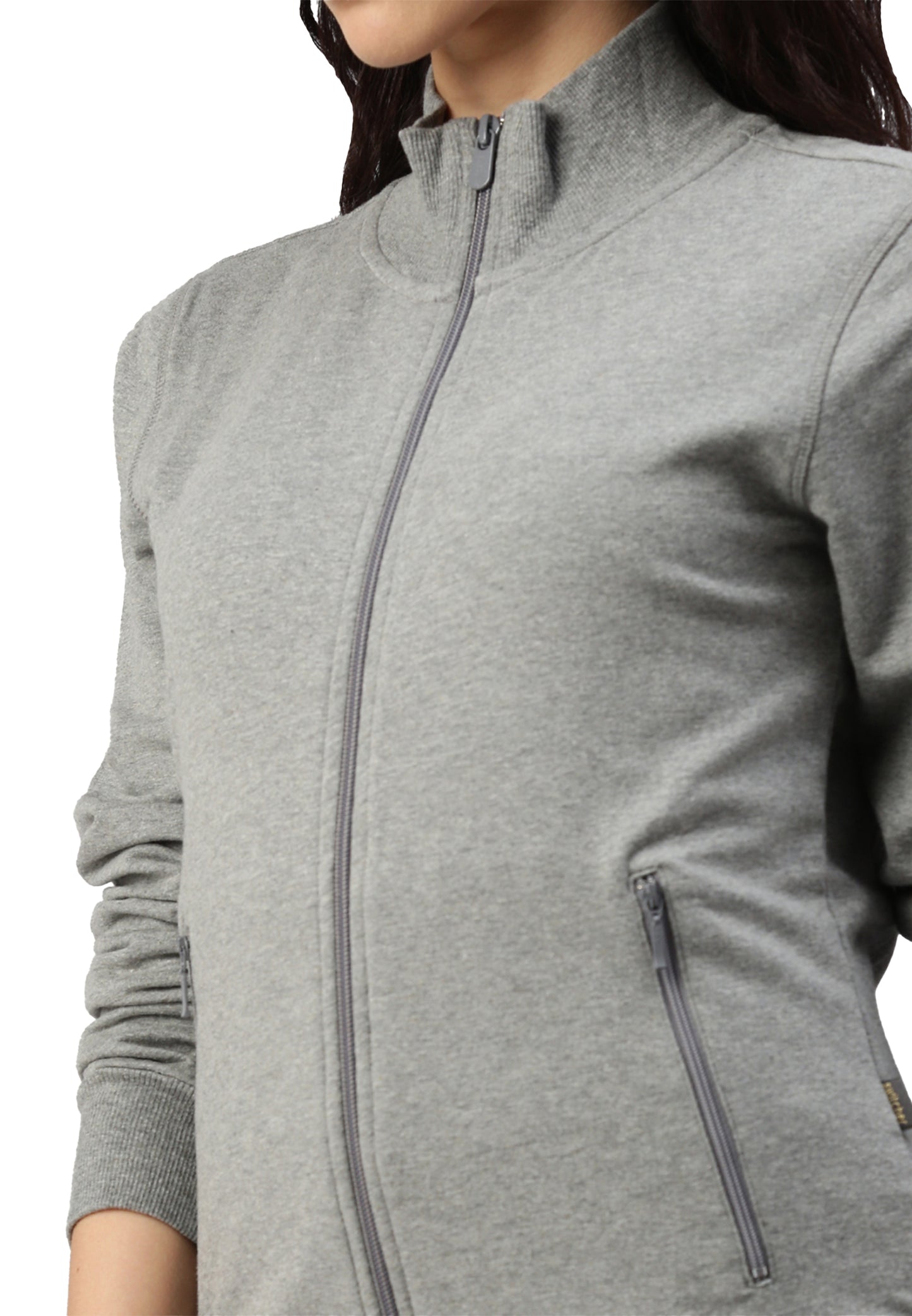 Switcher sweatjacket Lady mia color/672 ebony chine