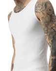 Men's ribbed tank top made from organic cotton Silvester