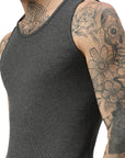 Men's ribbed tank top made from organic cotton Silvester